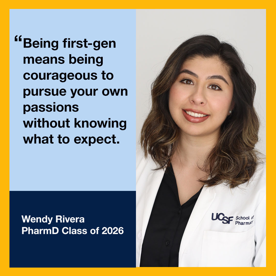 ucsfpharmacy's tweet image. Help us ‼️#CelebrateFirstGen ‼️and the nearly 40% of learners at our @UCSF School of Pharmacy who are first in their families to graduate from college. In honor of National First-Gen Day on Nov. 8, read about our #PharmD trailblazers. tiny.ucsf.edu/nPoDwT
