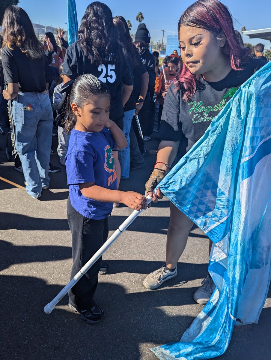 vsalasmath's tweet photo. TY @NogalesNobles Regiment for sharing your talents with our @NorthamPride scholars. Northam alumni inspiring the next generation. @RowlandSchools https://t.co/ZaxGB0Bkle