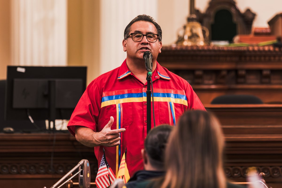 Sacramento State (@sacstate) on Twitter photo Introducing the Sacramento State Native American College!
President <a href="/DrLukeWood/">Dr. Luke Wood</a>, joined by <a href="/AsmJamesRamos/">Assemblymember James C. Ramos</a>, unveiled the new college at the state Capitol today during California Indian Culture Education Day celebrations. The college, a co-curricular institution housed at Sac Introducing the Sacramento State Native American College!
President <a href="/DrLukeWood/">Dr. Luke Wood</a>, joined by <a href="/AsmJamesRamos/">Assemblymember James C. Ramos</a>, unveiled the new college at the state Capitol today during California Indian Culture Education Day celebrations. The college, a co-curricular institution housed at Sac