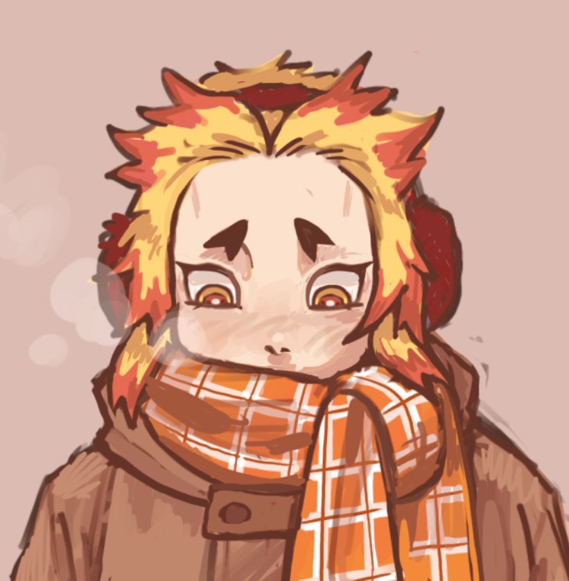 Kiwi_lvr's tweet photo. I love autumn (and the rengoku’s) 😊😊😋 #knytwt https://t.co/TYUpwbwPpu