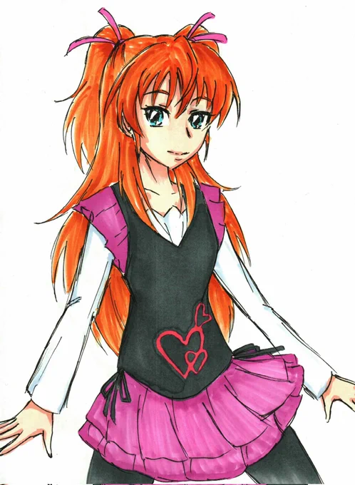 北条響。ピンクキュアでは1番美人だと思う。 