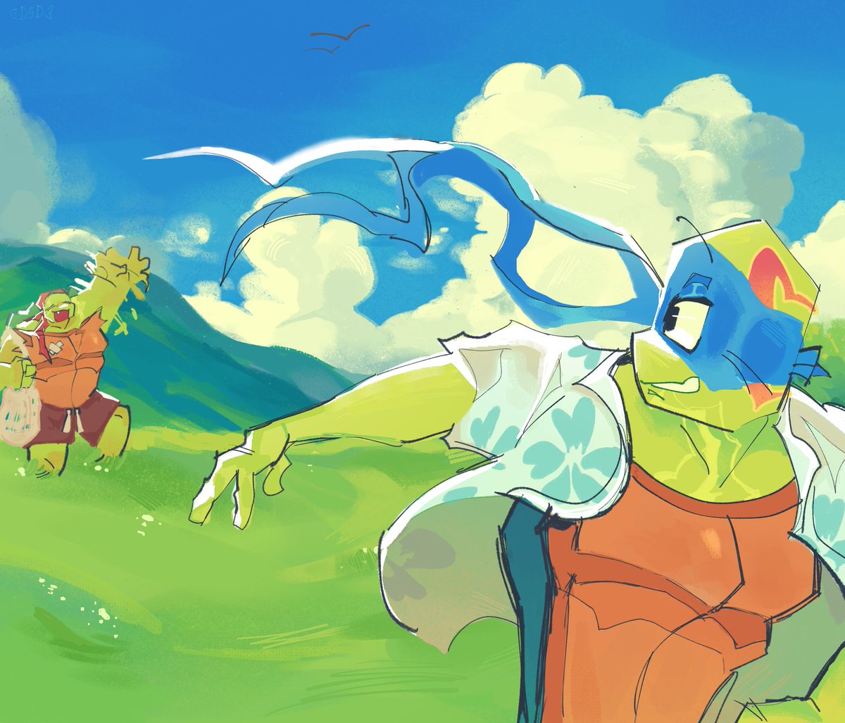🧲 ; #ROTTMNT #ROTTMNTLEO #ROTTMNTRAPH

team building in the japanese countryside
