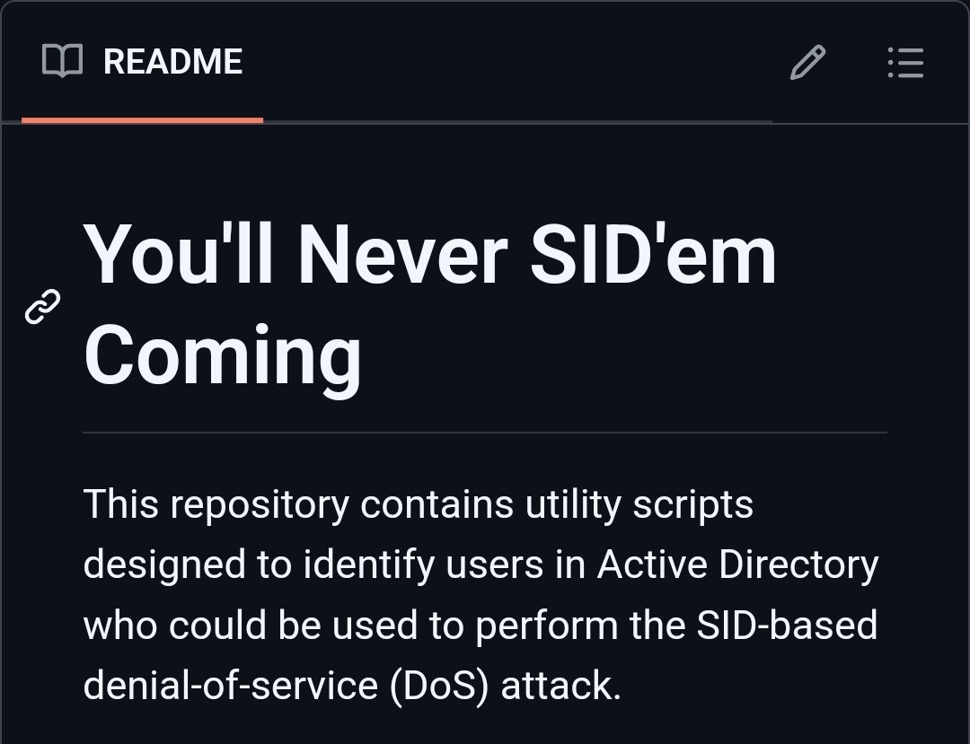 C_h4ck_0's tweet photo. Did you know you can lock out ALL domain users (including Domain Admins!) by exceeding the Kerberos MaxTokenSize limit?

There are a few ways to do that.

I'll add links to the blogpost and #github repo in the comments .

@penterasec #redteam #activedirectory https://t.co/1tUAEiQkXK