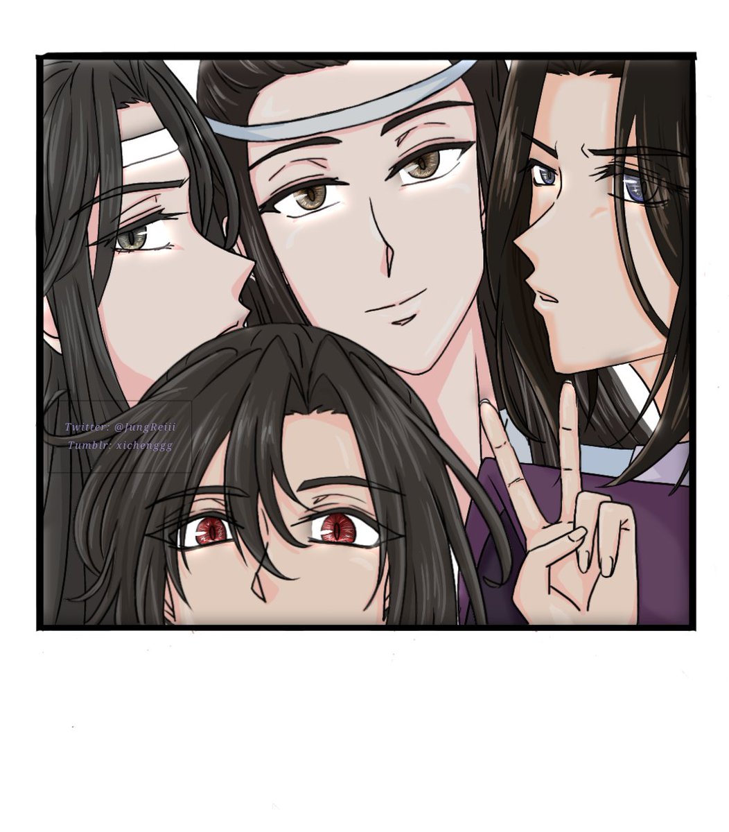 JungReiii's tweet photo. #LanWangji #WeiWuxian #JiangCheng #LanXiChen 

☺️ https://t.co/pPKHnMFpBW