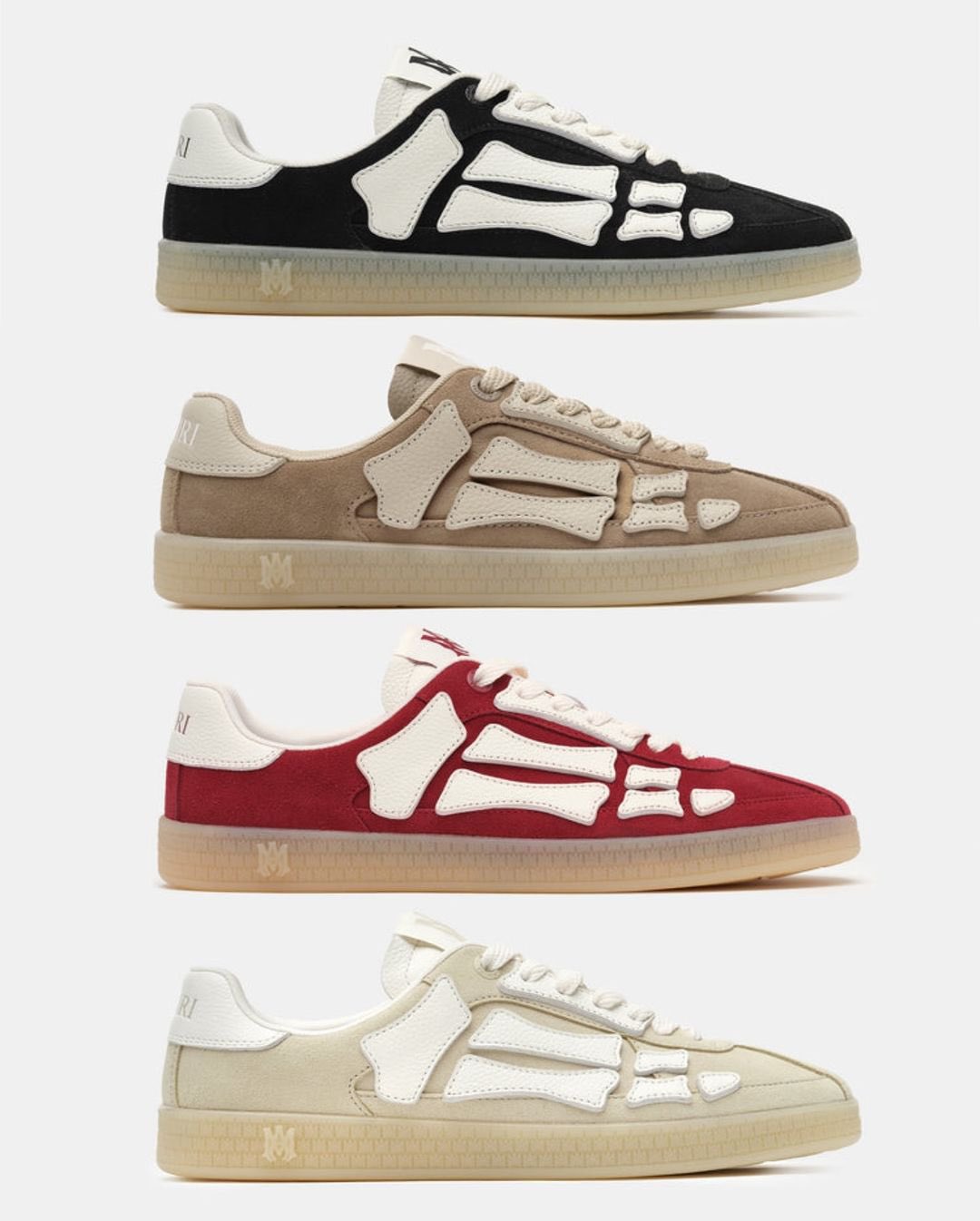 AMIRI☆PACIFIC BONES スニーカー AMIRI Pacific Bones スニーカー | レッド | FARFETCH JP