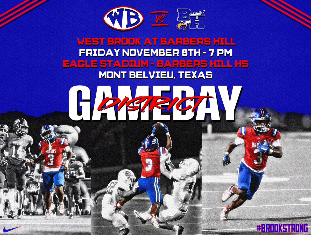 Good luck to <a href="/football_brook/">Beaumont West Brook Football</a> tonight!!!!!!!