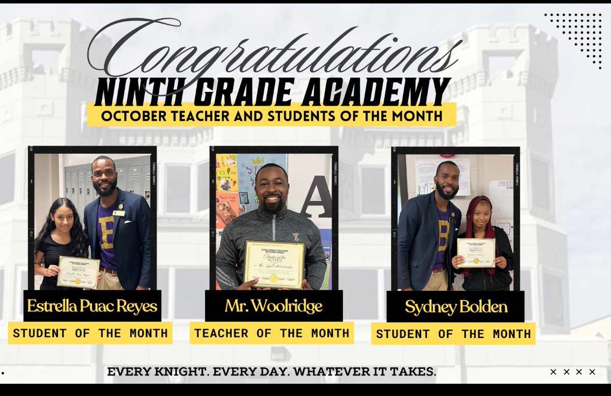EducatorKDunlap's tweet photo. EVERY KNIGHT. EVERYDAY. WHATEVER IT TAKES. https://t.co/8hJ3geLHX8