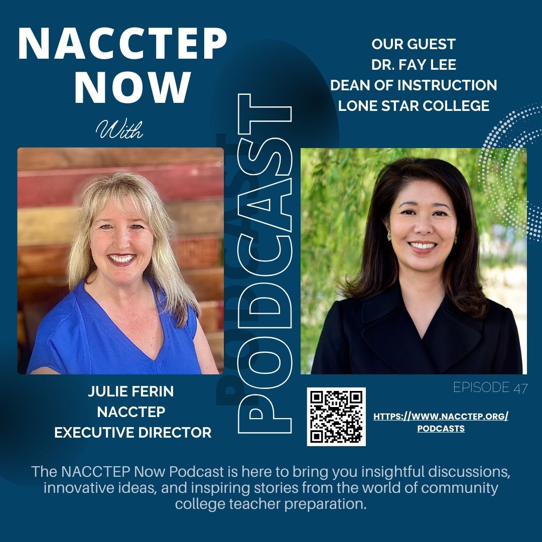 nacctep (@nacctep) on Twitter photo Dr. Fay Lee started as a middle school parapro on a journey to her role as Dean of Instruction for the Lone Star College system. Listen at nacctep.org/podcasts or through your podcast provider.
#TeacherEducation #EducatorPreparation #CommunityCollege <a href="/lonestarcollege/">Lone Star College</a> Dr. Fay Lee started as a middle school parapro on a journey to her role as Dean of Instruction for the Lone Star College system. Listen at nacctep.org/podcasts or through your podcast provider.
#TeacherEducation #EducatorPreparation #CommunityCollege <a href="/lonestarcollege/">Lone Star College</a>