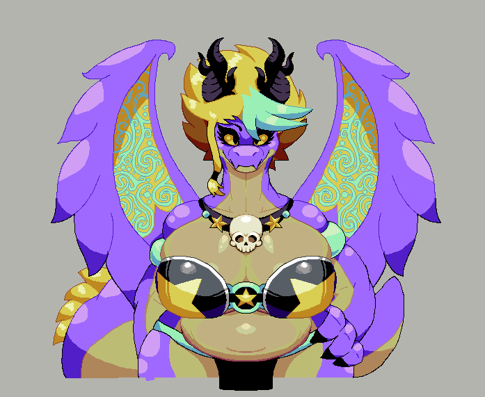 phizlok's tweet photo. purple dragon woman https://t.co/n8Yqjg2Dgs