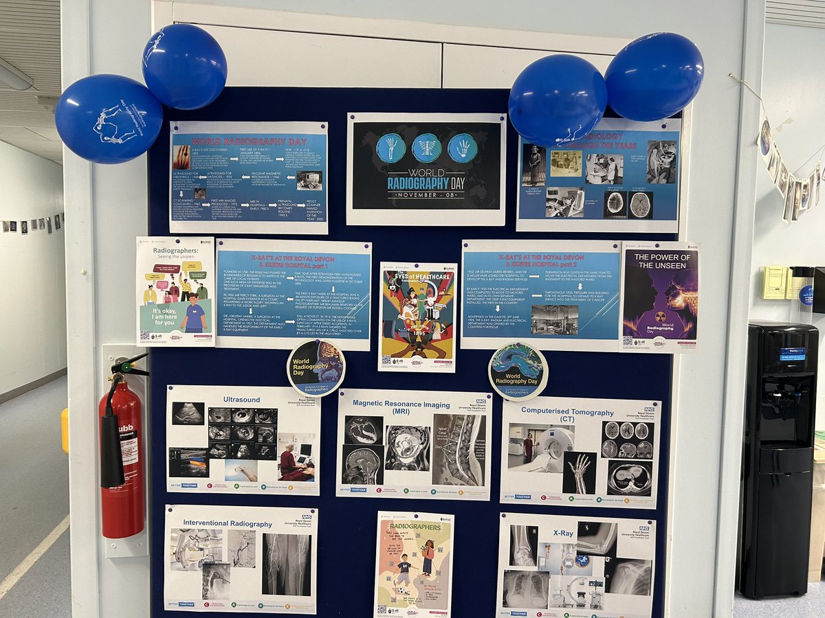 Happy #WorldRadiographyDay! ☢️🩻

Very proud to work with amazing professionals at <a href="/RDEradiology/">RD&E Medical Imaging</a> 
and learn alongside future radiographers <a href="/DiagnosticU/">UoE_Dia_Radiography_Apprenticeship</a>. 
Here’s to the wonderful world of radiography and its importance in the patient pathway! 🙌
#WRD2024 #DiagnosticRadiography
