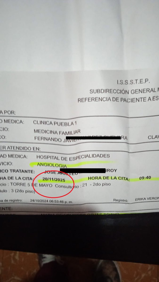 GuacamayanLeaks's tweet photo. Le dan cita médica hasta el 20 de noviembre de 2025. ¿Dinamarca eres tú?
@Tu_IMSS @ISSSTE_mx

#GuacamayaLeaks
#GuacamayaNews https://t.co/gqpk0SvYdN