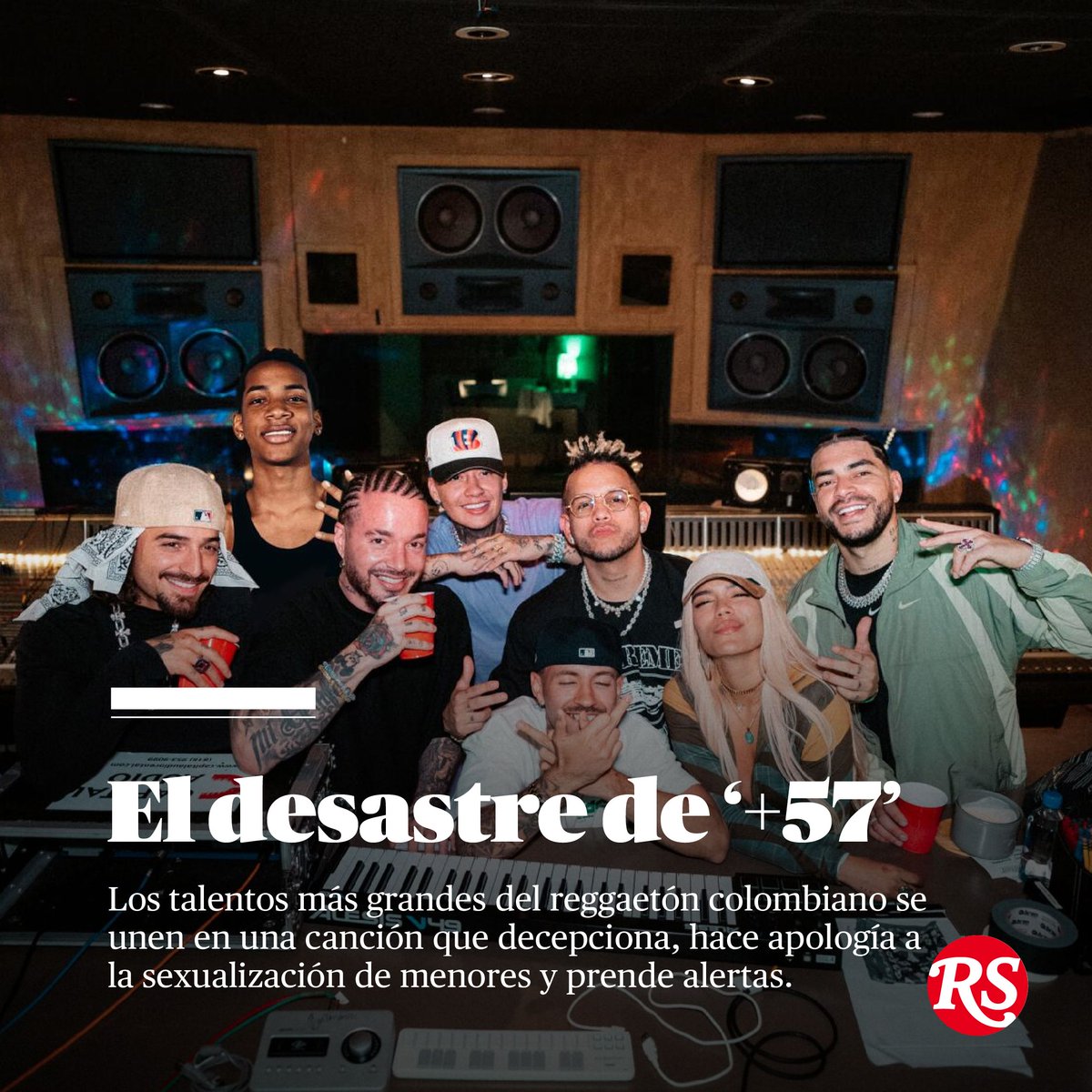 rollingstoneEE's tweet image. Algunos de los representantes del reggaetón colombiano como Feid, Maluma, Karol G y J Balvin se unieron para lanzar juntos el tema ‘+57’, pero no pudo cumplir la alta expectativa que se tenía. Lee la nota completa en el link. 

#Música

es.rollingstone.com/el-desastre-de…