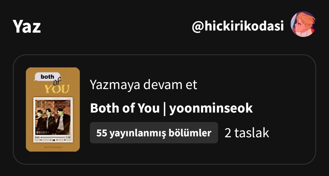 Ben ne ara bu kadar yazmışım anlamadım ki (2021 temmuzda ilk bölümü atmış olmamı saymazsak...)