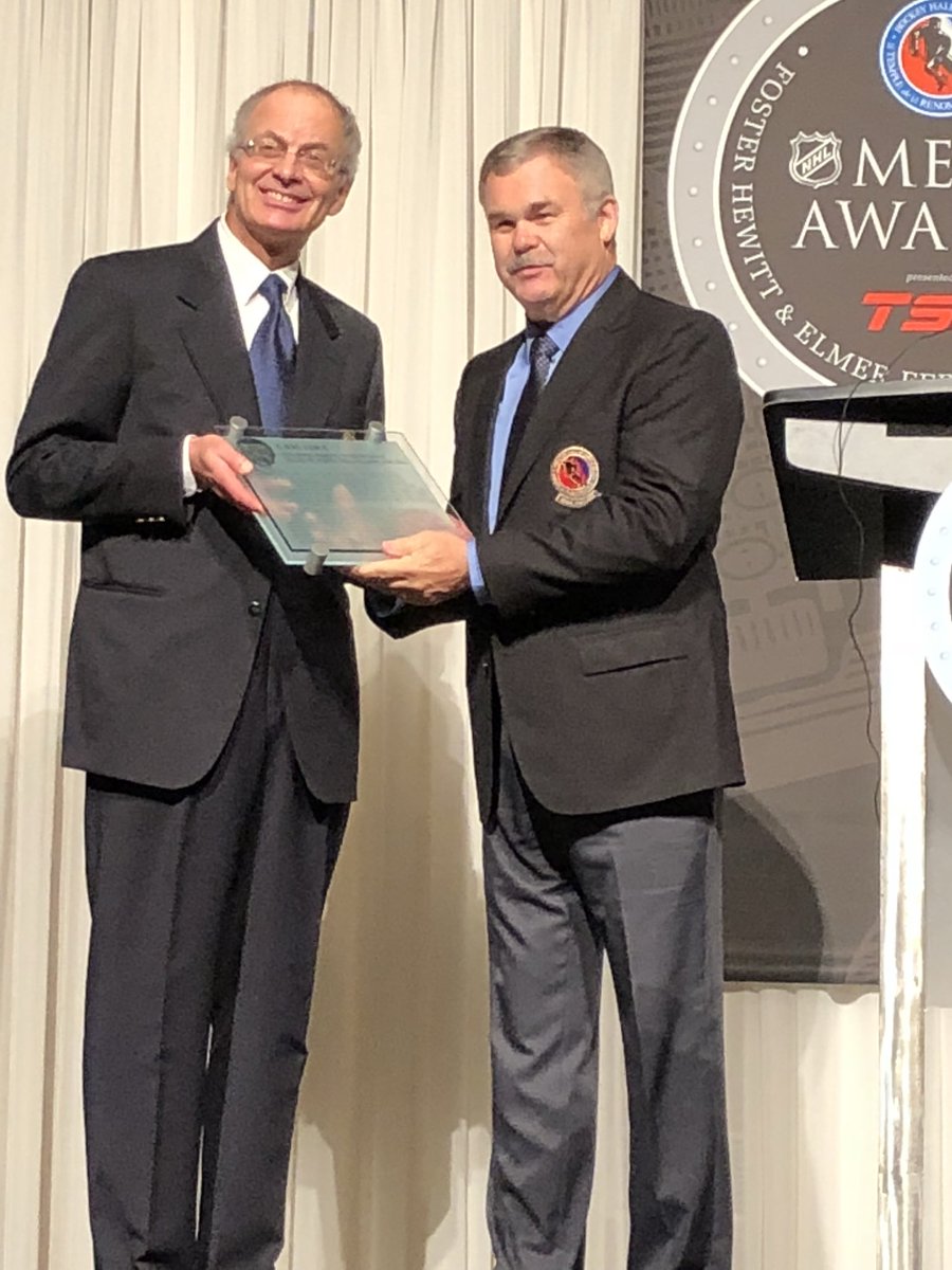 JohnDemco's tweet photo. Eric and Cam at Cam’s #HHOF Elmer Ferguson induction in 2017 https://t.co/Z4c7w0aDCU