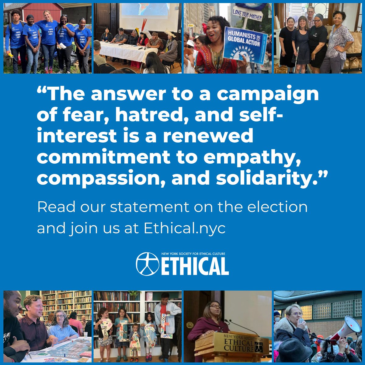 There's hard work to be done, together. Read our statement on the election and join in here: ethical.nyc/empathy-compas…