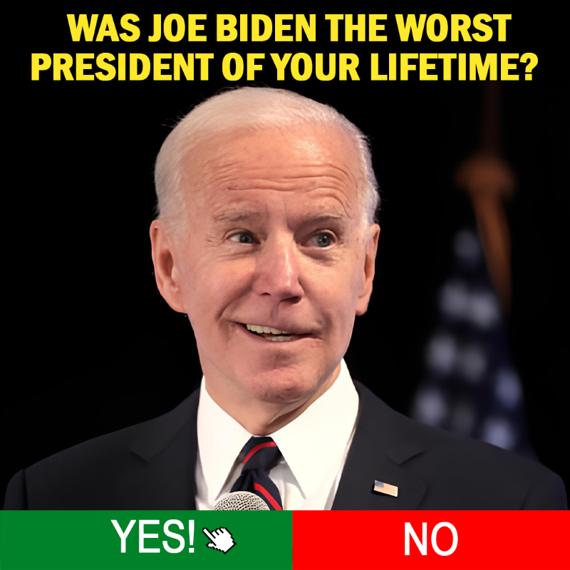 patpubs's tweet photo. Many political scholars believe Joe Biden Could Go Down as One of the WORST Presidents in Modern History.

POLL: Do You Believe Biden was the Worst President of Your Lifetime?

VOTE HERE > https://t.co/vy1lgGn73U