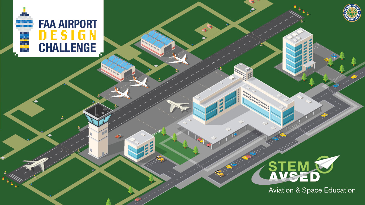 FAANews's tweet image. The FAA is advancing the next generation of aviation professionals! Enroll in our Airport Design Challenge at faa.gov/adc. This is a once-in-a-lifetime experience to work with aviation experts to design a virtual airport in the video game Minecraft. #NationalSTEMDay