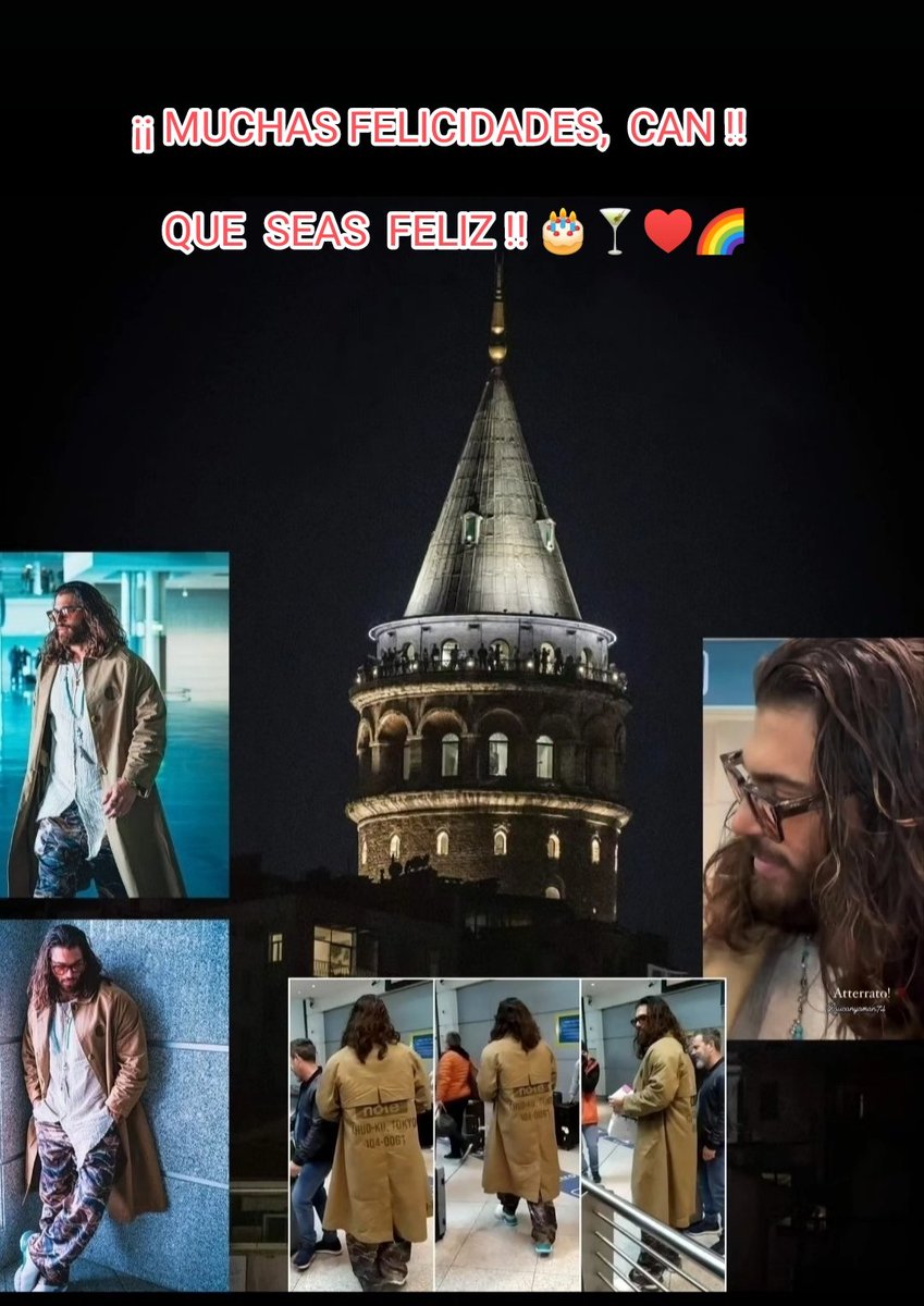 HAPPY BIRTHDAY!!♥️🎂🌈 FELICIDADES, CAN!! QUE TENGAS UN CAMINO LLENO DE AMOR Y DE ILUSIONES, FELICIDAD Y ALEGRÍA!! LO QUE SE SIEMBRA CON EL CORAZÓN SE RECOGE CON EL ALMA Y, LA TUYA, ESTÁ LLENA DE LEALTAD Y NOBLEZA; DE CARIÑO, AGRADECIMIENTO Y TERNURA. GRACIAS POR TU VIDA!🌹🌍🍀🌈