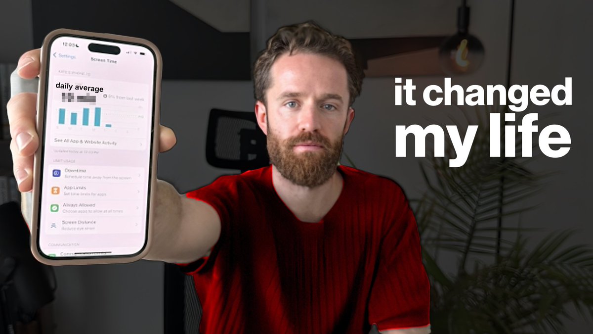 How to Stop Your Phone Addiction in 11 Minutes

youtu.be/QGcAi-AUSCs