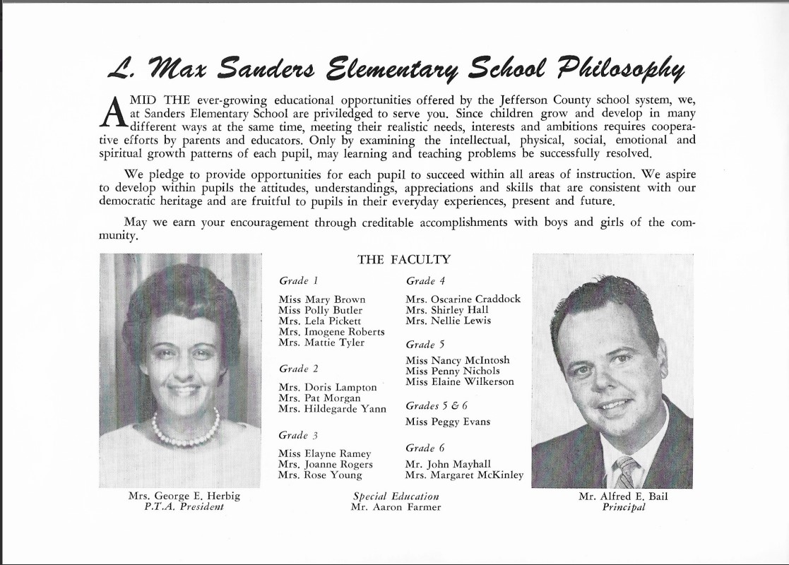 jcpsarchives's tweet photo. November 8 marks the 62nd anniversary of @SandersElem's dedication , which was held on 11/8/62. This is a page from the dedication program. Max Sanders was a pastor and banker who was active in civic affairs. @JCPSLMSDrLynn #WeAreJCPS #JCPSChat https://t.co/ufNy5LVqX9