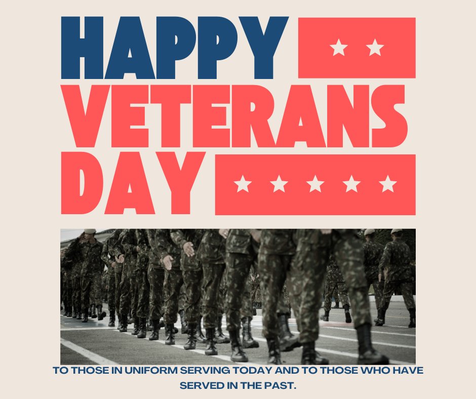 Today, we pause to honor the brave men and women who have served our country with valor. Thank you for your service, your intrepidness and your unwavering commitment to our nation.
#VeteransDay2024 #veterans