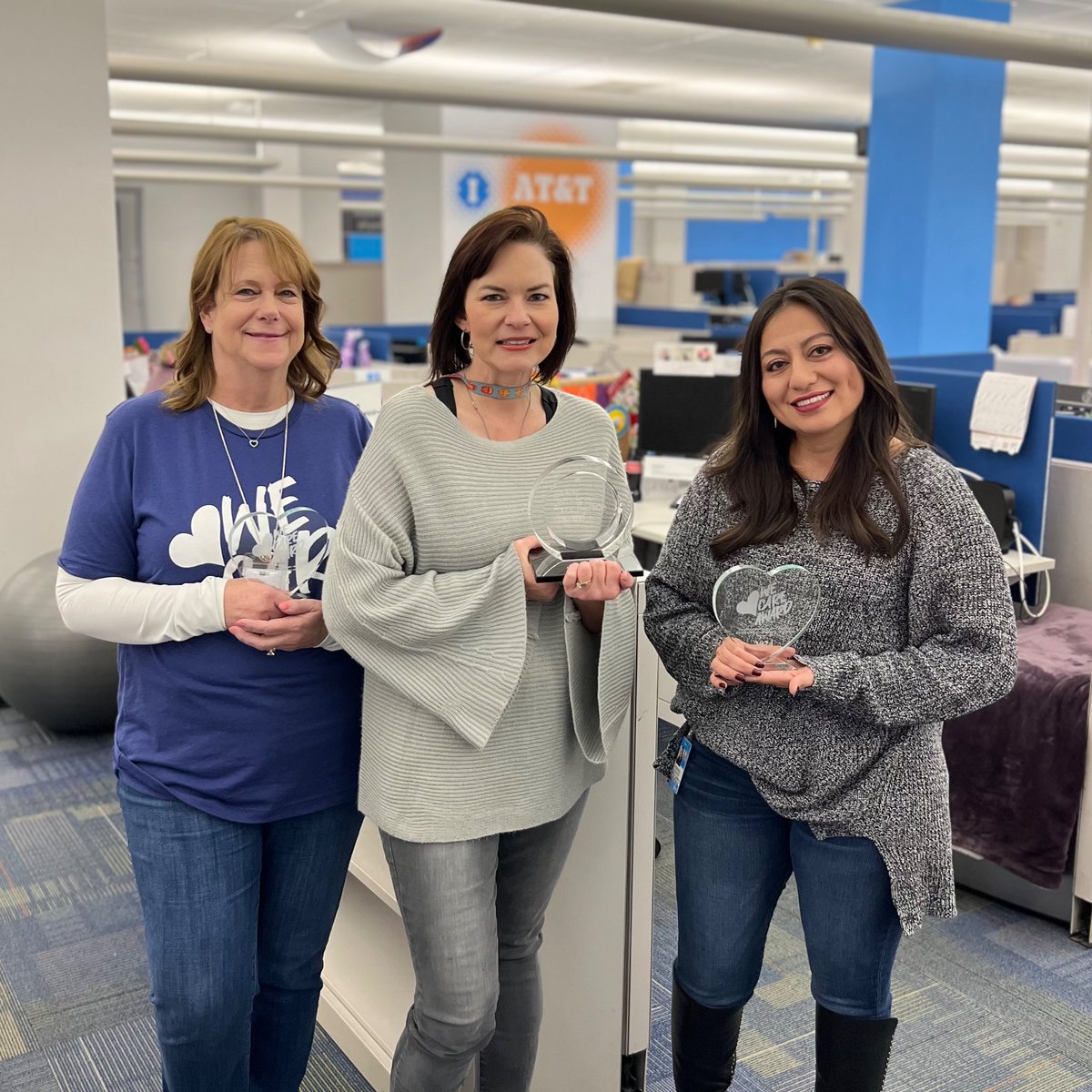 AmarilloAIA's tweet photo. Congrats to our We Care and Service Excellence Award winners! We celebrate you 🎉
#lifeatATT @Connection_Exp https://t.co/FJ0hxmsoeV