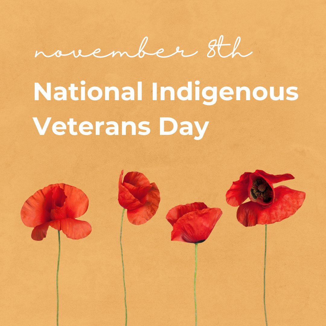 Honoring the courage and sacrifice of Indigenous Veterans who served and protected Canada. Today and every day, we remember and thank you for your strength and dedication. 

#NationalIndigenousVeteransDay