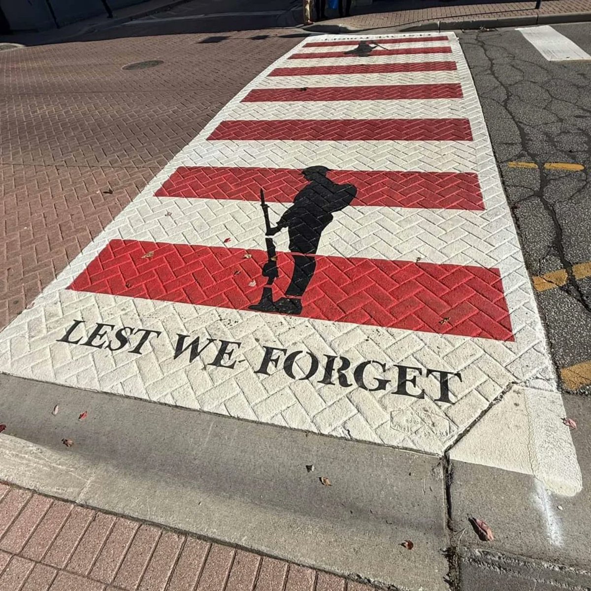 SgtDPflug's tweet photo. I am so incredibly proud of @Aburg_TownHall for putting the funds towards this incredible tribute to 
@RoyalCdnLegion  serve this great country.  We ALL owe these brave souls our respect, dedication and support.  #lestweforget2024 should be one day of the year!!! https://t.co/G9Pv9cVVwO