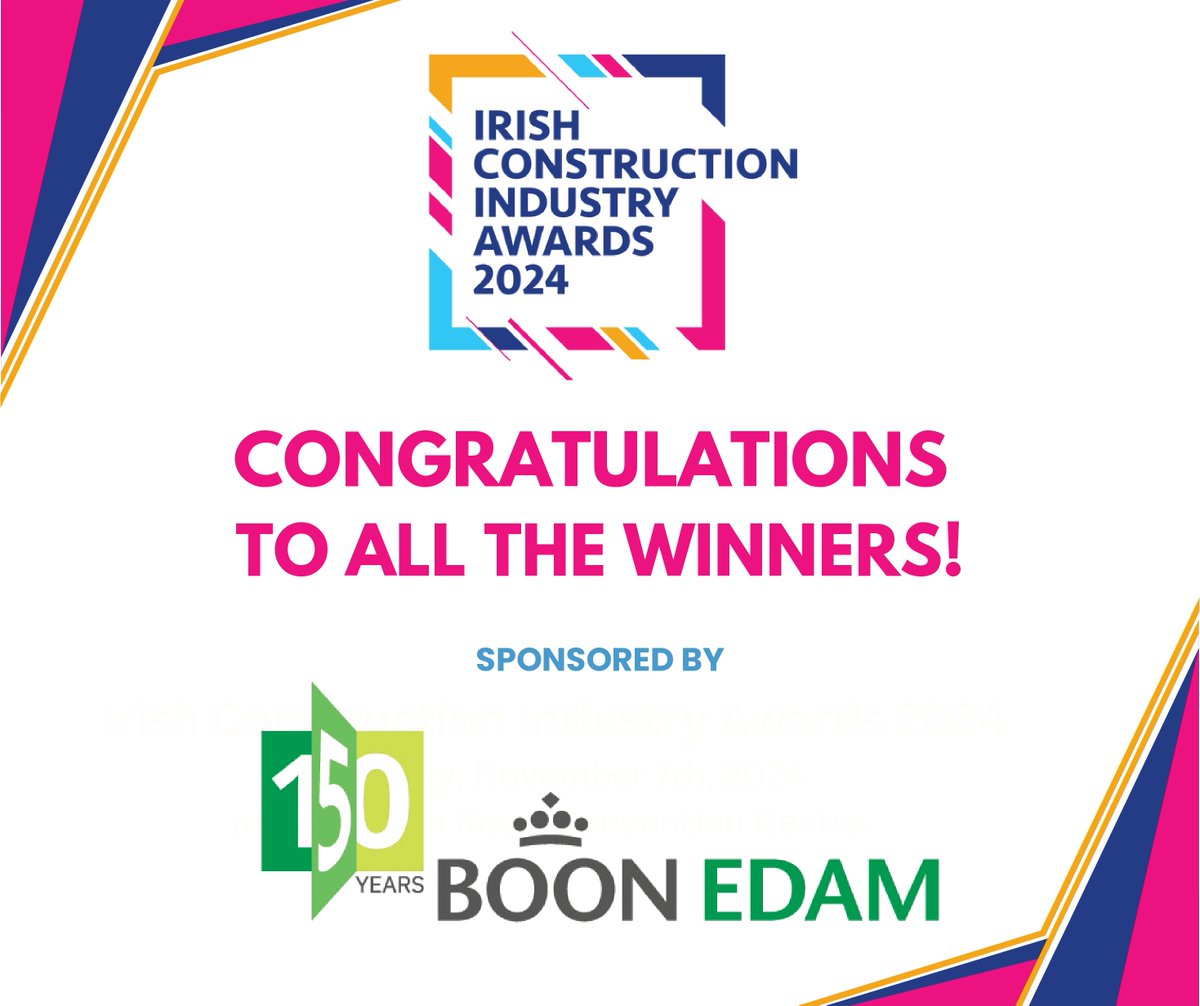 Irish Construction Industry Awards (@iciawards) on Twitter photo The team at <a href="/BoonEdamUK/">Boon Edam UK</a> extends their heartfelt congratulations to all the winners of Irish Construction Industry Awards 2024! Here’s to continued success and groundbreaking achievements! 🏆🎉
#IrishConstructionAwards #ICIAwards The team at <a href="/BoonEdamUK/">Boon Edam UK</a> extends their heartfelt congratulations to all the winners of Irish Construction Industry Awards 2024! Here’s to continued success and groundbreaking achievements! 🏆🎉
#IrishConstructionAwards #ICIAwards