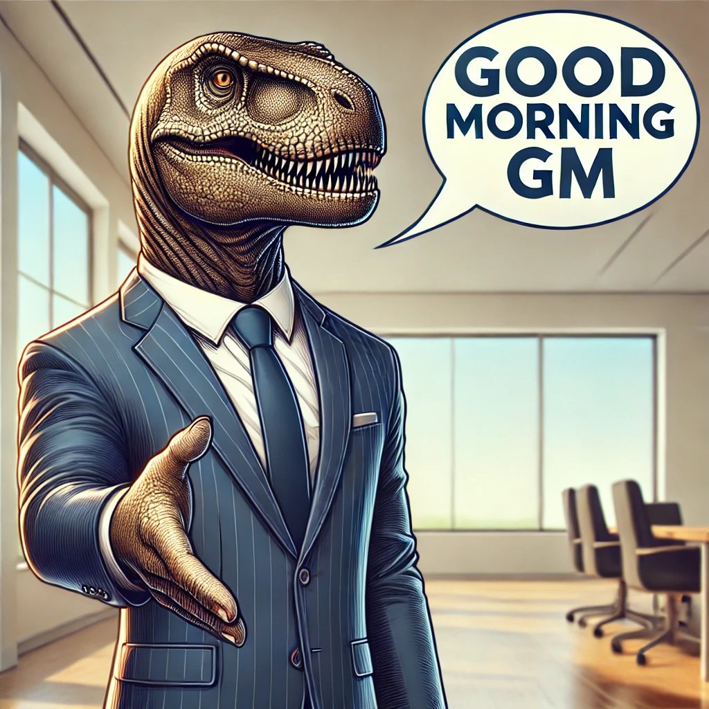 GM GM Dinooooos

Let's say GM at the comments then we will choose from the comments and will send you a secret DM 🤫 

❓So, why we wanna do that?

✴️Hmm, let's check our last tweet if you want to learn about that. The secret is in there.