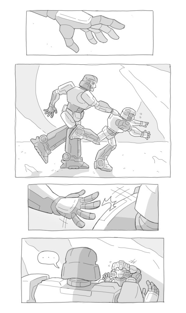 D16 and B127 comic (1/4) #TransformersOne #Transformers
