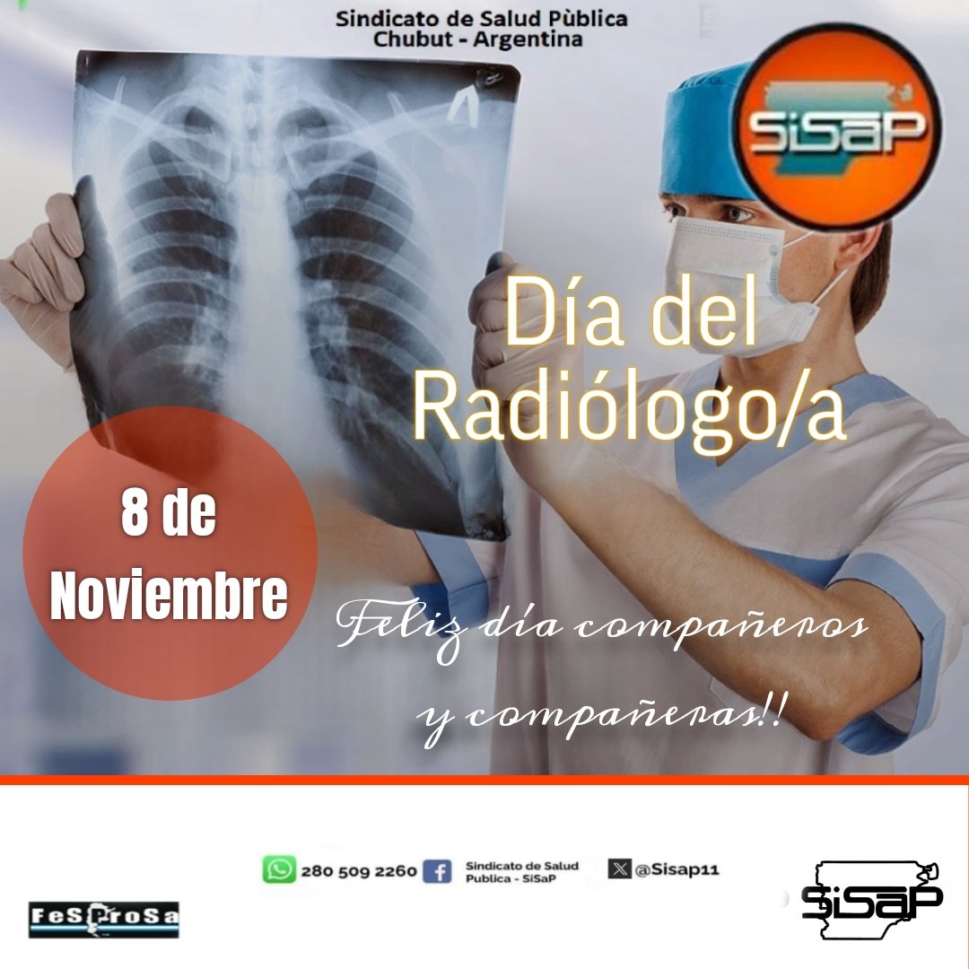 Desde el sindicato de Salúd Pública queremos llegar con un cordial y afectuoso saludo a todos los compañeros y compañeras que se desempeñan en esta profesión!!