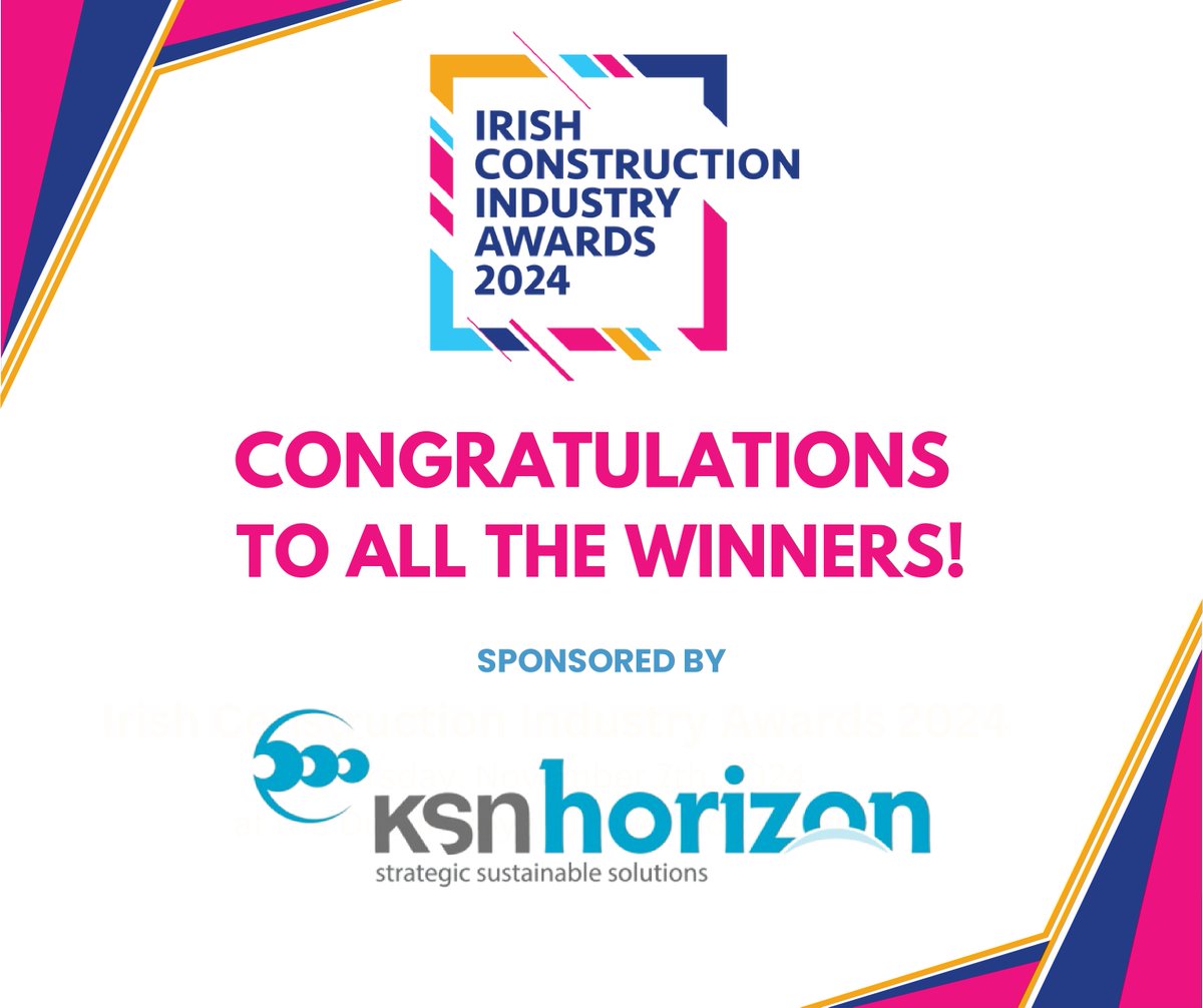 The team at KSN Horizon extends their heartfelt congratulations to all the winners of Irish Construction Industry Awards 2024! Here’s to continued success and groundbreaking achievements! 🎉🏆

 #IrishConstructionAwards #ICIAwards