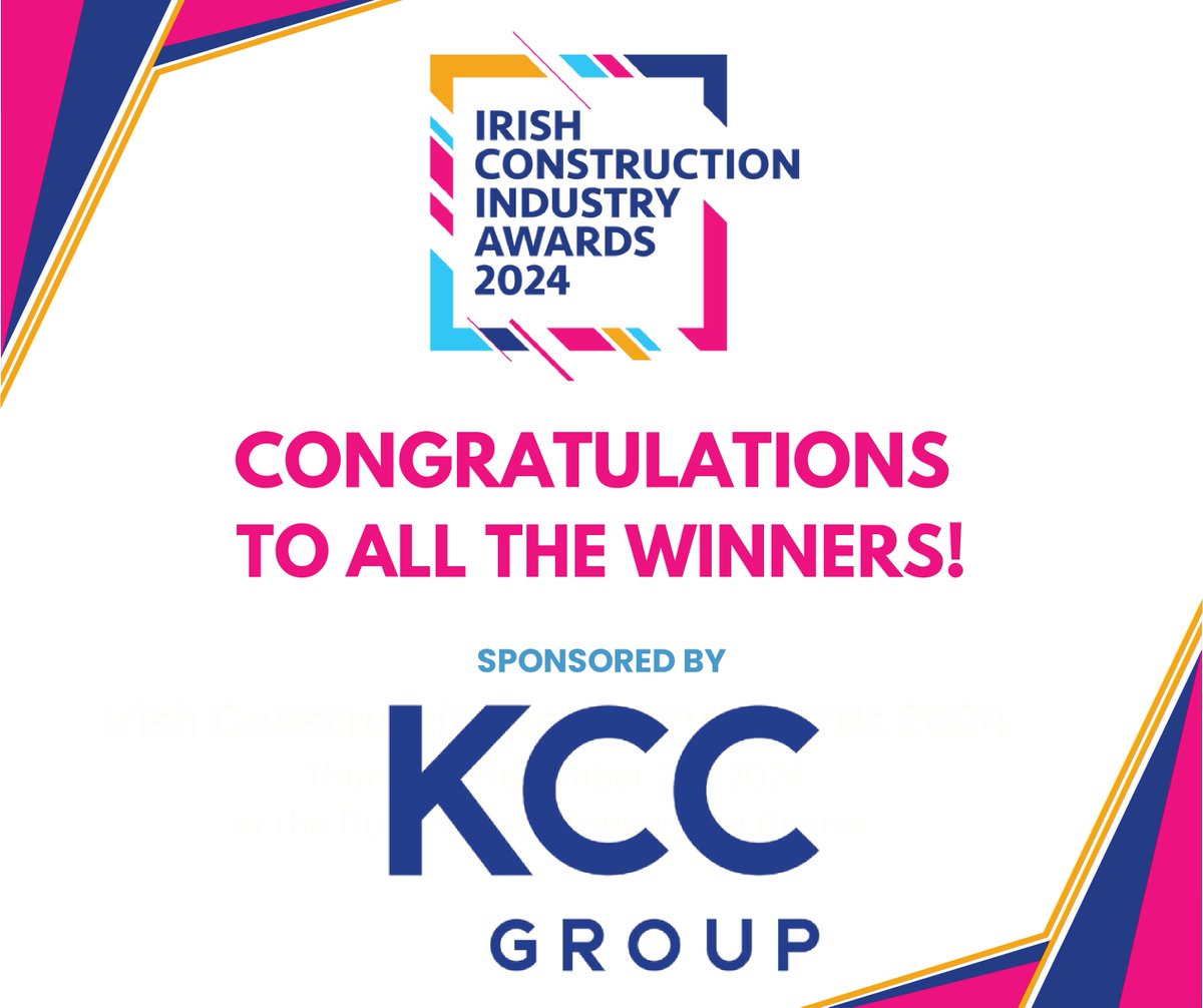 The team at <a href="/kcc_group/">KCC Group</a> extends their heartfelt congratulations to all the winners of Irish Construction Industry Awards 2024! Here’s to continued success and groundbreaking achievements! 🏆🎉

 #IrishConstructionAwards #ICIAwards
