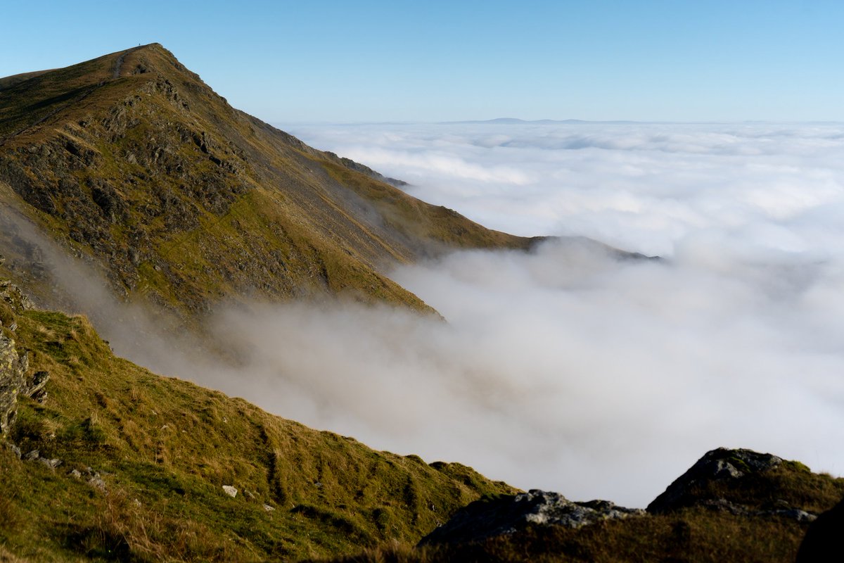gettingoutout's tweet photo. Cloud inversion in the Lake District this morning, taken from Blease Fell, looking towards Blencathra.

#cloudinversion #LakeDistrict #hiking #UK #views #blencathra https://t.co/3kF4Go28dG
