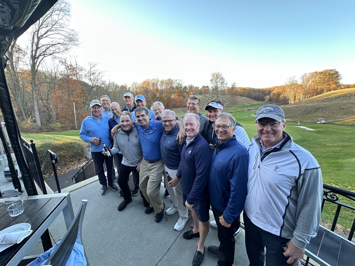 novafbclub's tweet photo. Here you go Cat Welde & Mike Mitchell set up a golf outing before alumni day all played at nova in the 70s!! All will be there tomorrow!All stars @NovaFootball @VillanovaAlumni @coachferranteVU Go Cats!! Special @VUSportsdotcom https://t.co/RPZCMJvfkv