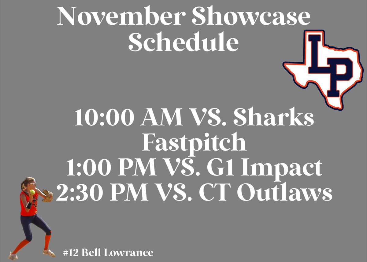 LadyPatriotsETX's tweet photo. Pool Play Times are out!! We’re excited to be playing this weekend! 

📍 Whitehouse Sports Complex

Address:
12500 County Road 2133
Whitehouse, TX 75791
United States https://t.co/f7UnPzMBxs