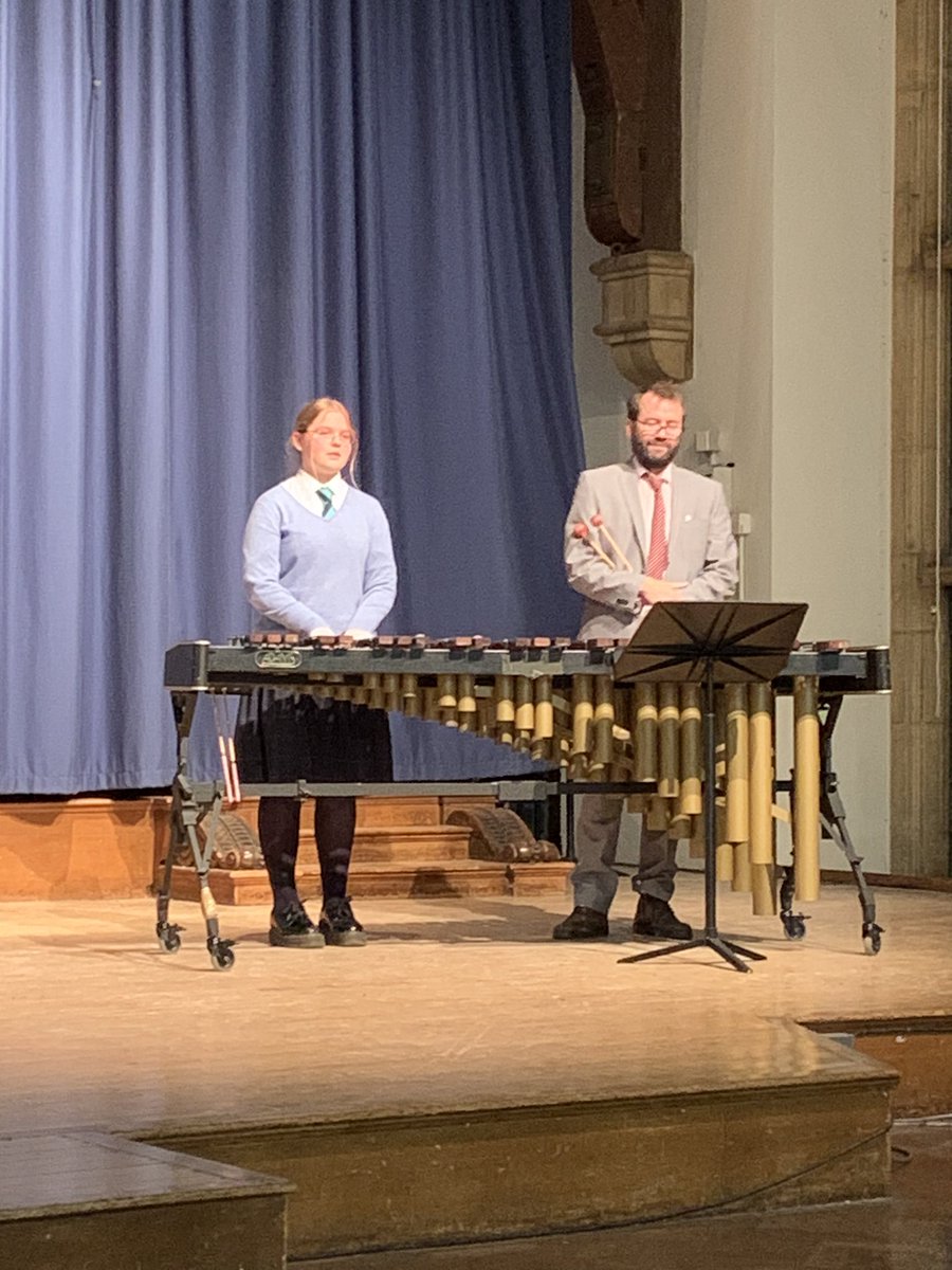 Lovely to see 3 of our fantastic musicians performing in the Brass, Wind and Percussion faculty concert this evening.