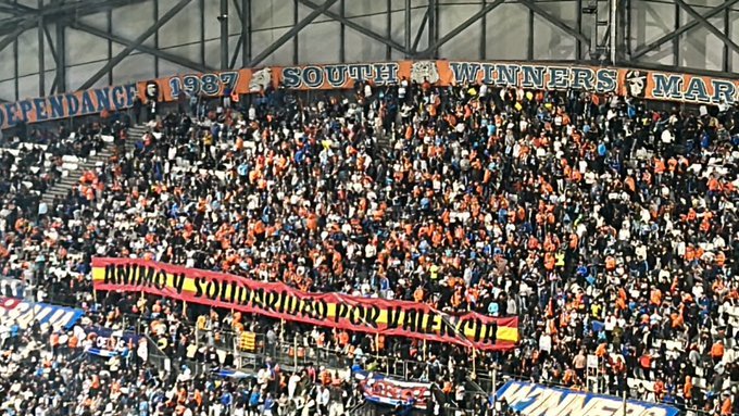 🇫🇷South Winners: "Ánimo y solidaridad por Valencia"

Olympique Marseille - AJ Auxerre
08/11/24.

👏
