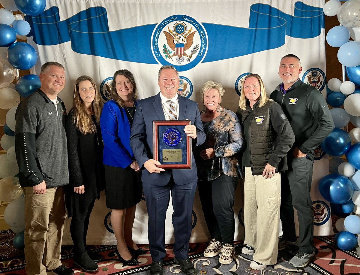 Blessed to be recognized as a 2024 National Blue Ribbon School and receive the award on behalf of the entire @guerincatholic community!