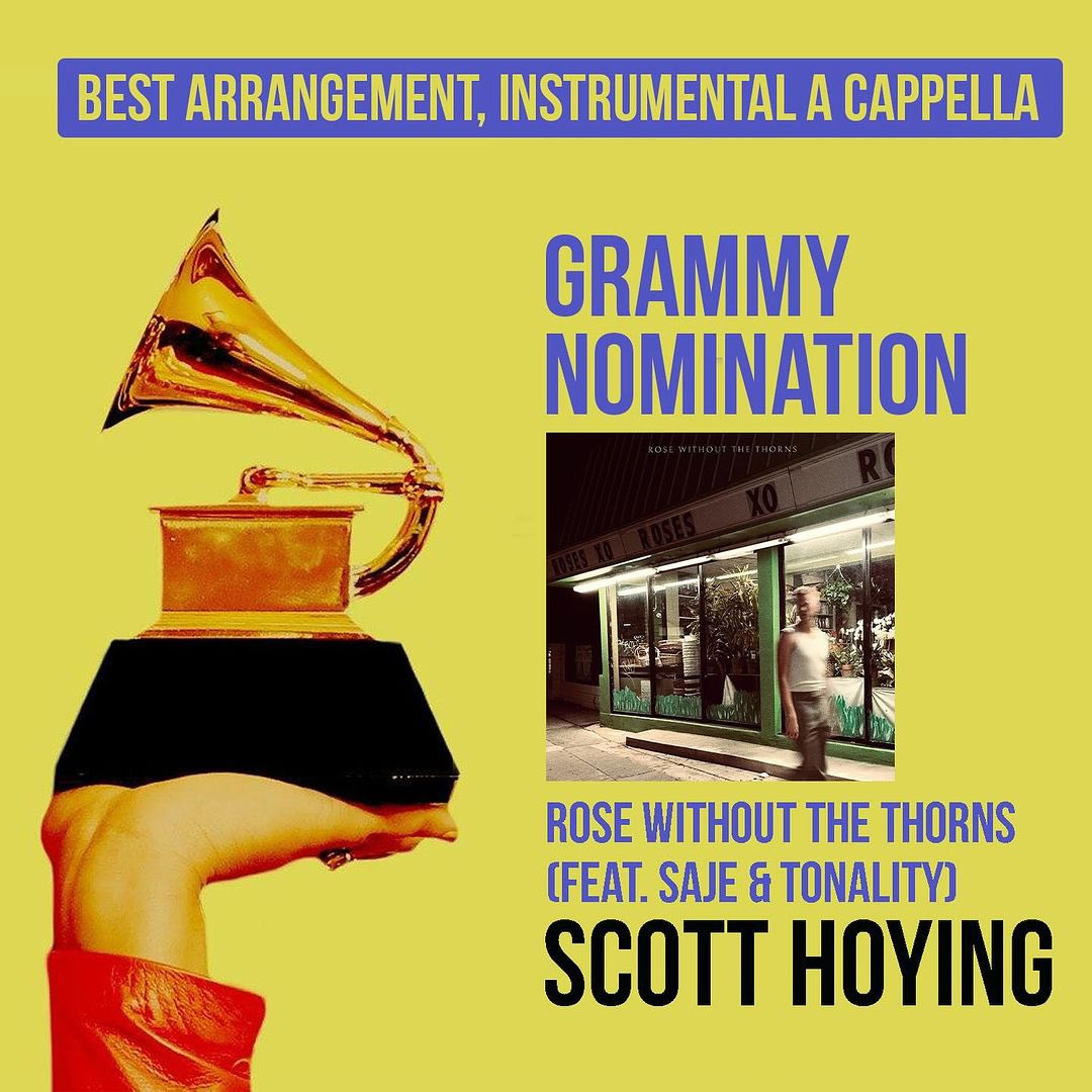Congratulations to the icon himself <a href="/scotthoying/">Scott Hoying</a> on his Grammy nomination!! I feel so blessed to have mastered this song😭 And a HUGE congratulations to the amazingly talented featured artists <a href="/ourTonality/">Tonality</a> and @sajevoices , mix engineer <a href="/grantcornish/">Grant Cornish</a> , and the whole team ❤️🔊