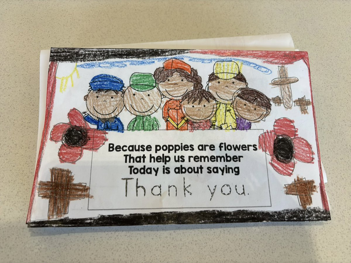 More lovely postcards from students throughout our school <a href="/StCeciliaHCDSB/">StCeciliaHCDSB</a> for veterans in our neighbourhood ahead of #RemembranceDay. 🇨🇦#CanadaRemembers #LestWeForget <a href="/HCDSB/">Halton Catholic DSB</a>