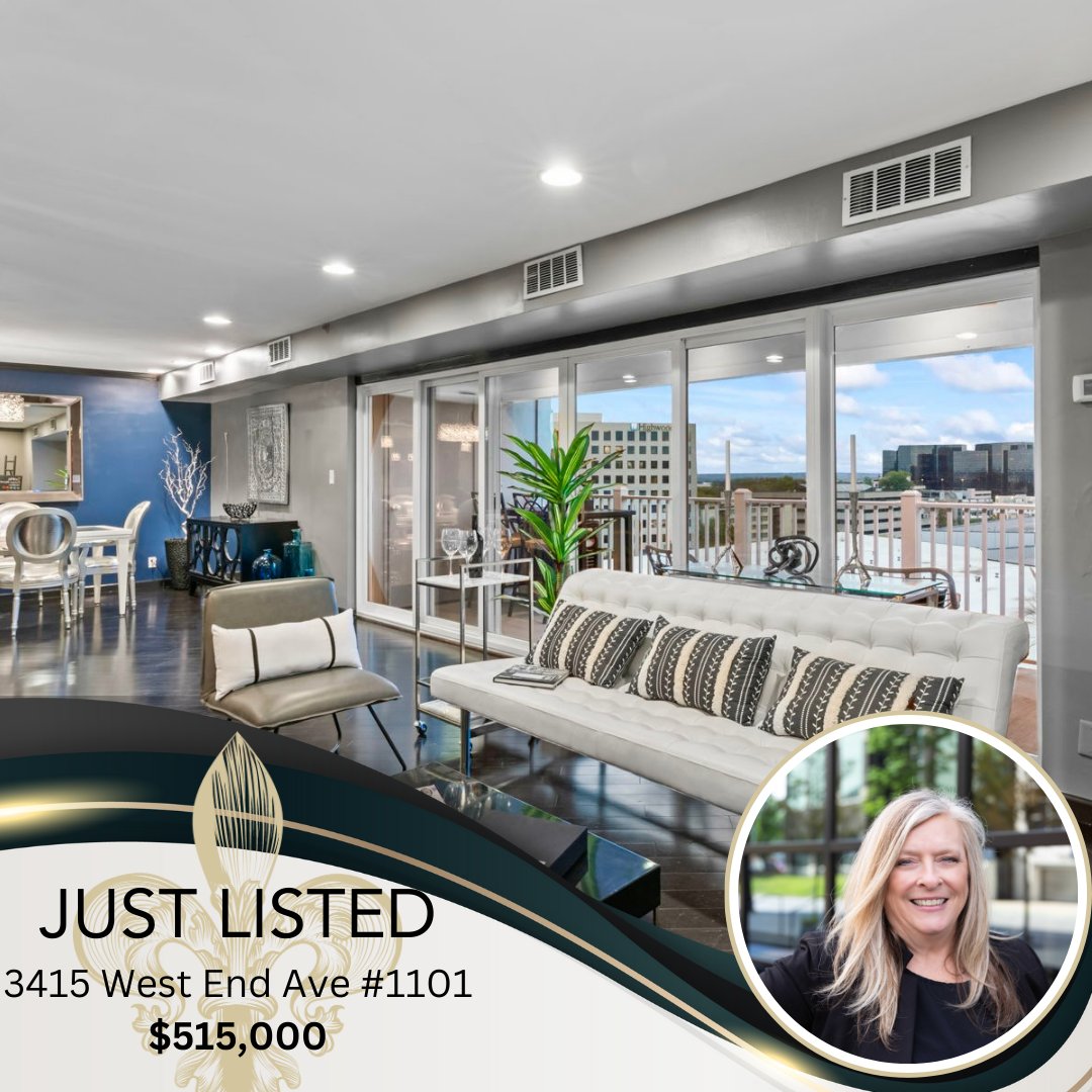 ChordRealEstate's tweet image. 🌟 Just Listed! 🌟

Experience penthouse living in the heart of Nashville at 3415 West End Ave, Unit 1101! 

📞 Contact us today to schedule a tour! chordrealestate.com/properties

🏢✨ #JustListed #PenthouseLiving #NashvilleRealEstate #LuxuryLiving #TheContinental