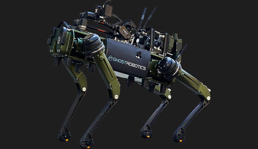 TRUFAULT's tweet image. PERROS ROBOT armados Q-UGV vigilan la casa del presidente electo de Estados Unidos Donald Trump.
youtube.com/live/UYWngaXlf…
🇺🇸
#QUGV #perrosrobotarmados #dogsofwar #QuadrupedalUnmannedGroundVehicle