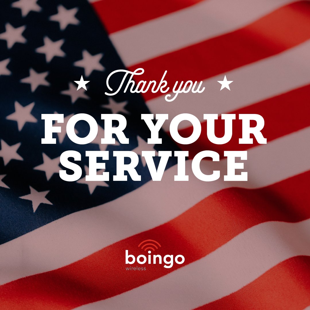 Boingo Wireless (@boingo) on Twitter photo On this Veterans Day, we extend our deepest gratitude to the brave men & women who have served our country. We're honored to work alongside many Veterans, whose commitment & leadership strengthen our company. Today, and every day, we thank you for your service. #ThankYouVeterans On this Veterans Day, we extend our deepest gratitude to the brave men & women who have served our country. We're honored to work alongside many Veterans, whose commitment & leadership strengthen our company. Today, and every day, we thank you for your service. #ThankYouVeterans