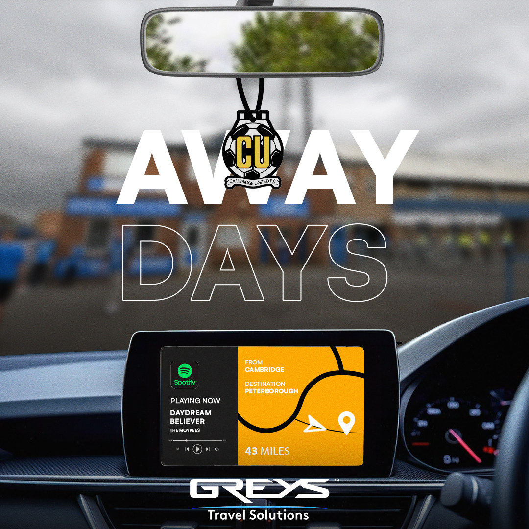 Heading to the north of the county! 🚗

#CamUTD | <a href="/GreysofEly/">Grey's of Ely</a>