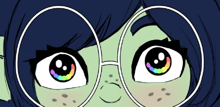I haven't been art posting much the last few days because I'm working on redesigning me a little 🌟 The curator of colourful chaos isn't going anywhere, but she HAS been experimenting with hair dye... Heres a sneak preview 👀