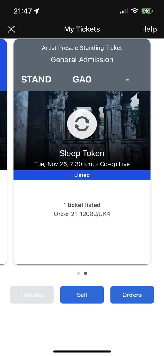 nicheokay's tweet photo. If anyone is interested, I’ve just listed a standing ticket- face value for Sleep Token in Manchester on the 26th of this month. I just do not have it in me anymore to fly to the UK for less than 24 hours and then fly home to go to work the next day anymore 💀 https://t.co/9HQQUkmyQb
