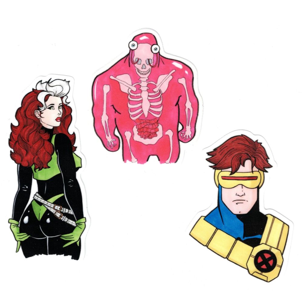 KevinNewburn's tweet photo. I'm gonna have new prints, new stickers, new original art, just a ton of cool stuff for any budget. https://t.co/CEspSCNzR5