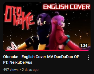 Thank you everyone for almost 500 views on our cover!

I always get nervous when I get involved with projects because I'm scared my work wont be received well

I'm happy to see things pay off

#Vtuber #VTuberUprising #ENVtuber